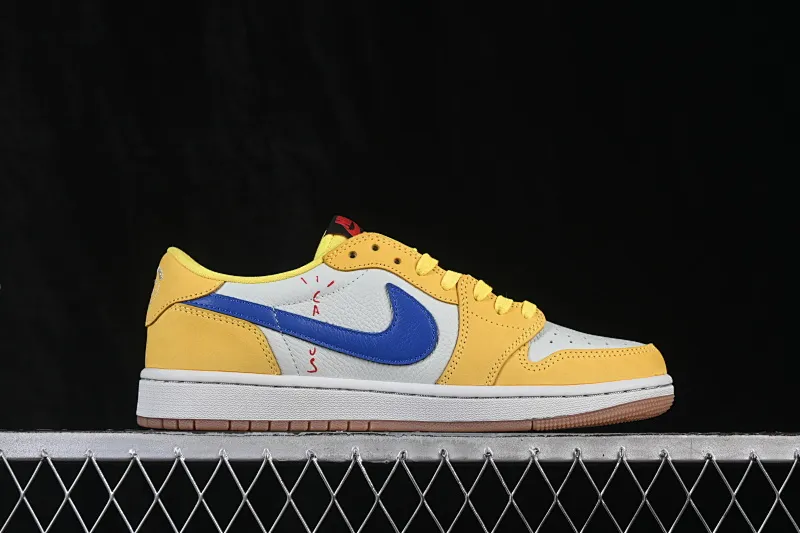 All categories Air Jordan Jordan series basketball shoes Air Jordan 1 Low ZG version Travis Scott x Air Jordan 1 Low OG AJ1 Joe 1 undercut low top full head layer DZ4137-700